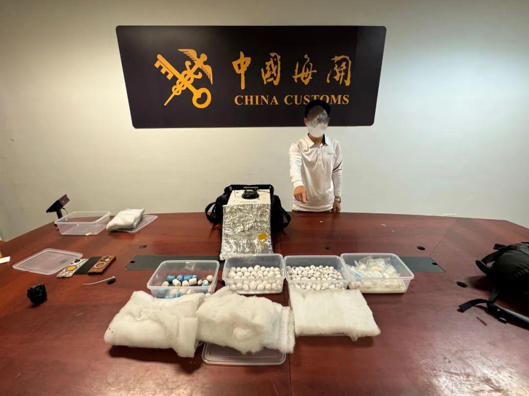 入境旅客把200多枚鸚鵡蛋沖進(jìn)下水道